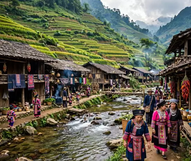 _Bản Cát Cát - đời sống người H'Mông