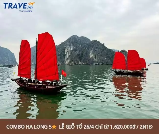 Combo Hạ Long 5 Sao Lễ Giỗ Tổ 26/4/2026 1 Combo Hạ Long 5 Sao