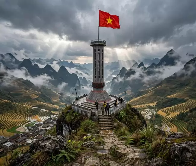 Cột cờ Lũng Cú - cực Bắc Tổ quốc