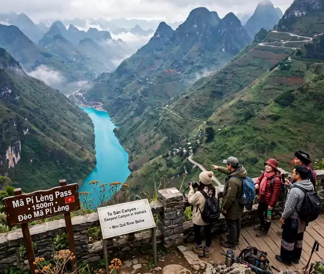 Đèo Mã Pì Lèng & sông Nho Quế