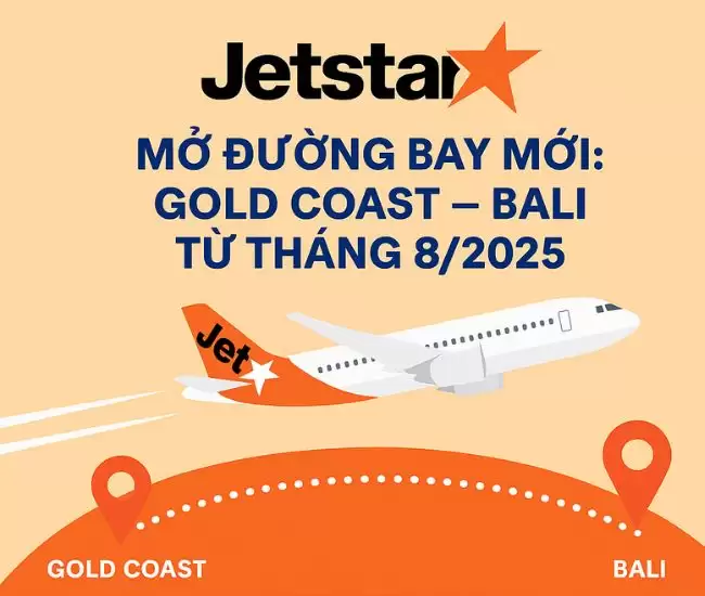 Jetstar Airways Mở Đường Bay Gold Coast – Bali