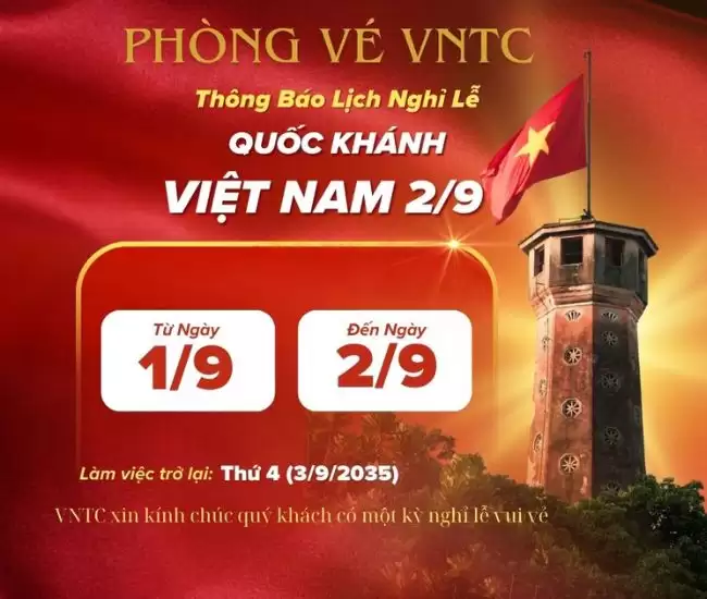 Lịch Nghỉ Lễ Quốc Khánh 2/9/2025