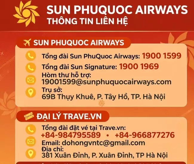Tổng Đài Sun PhuQuoc Airways 1 Tổng Đài Sun PhuQuoc Airways