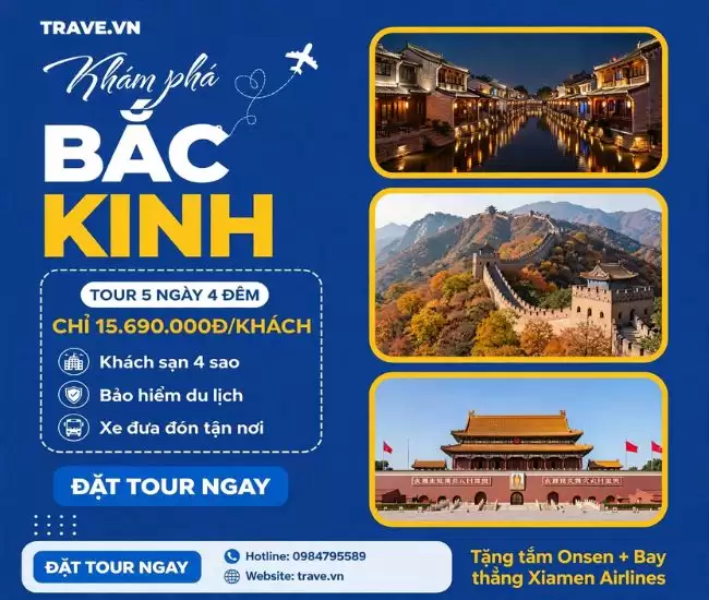 Tour Bắc Kinh 5N4Đ