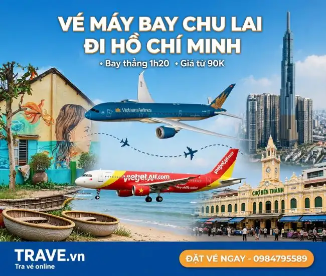 Vé Máy Bay Chu Lai Đi Hồ Chí Minh