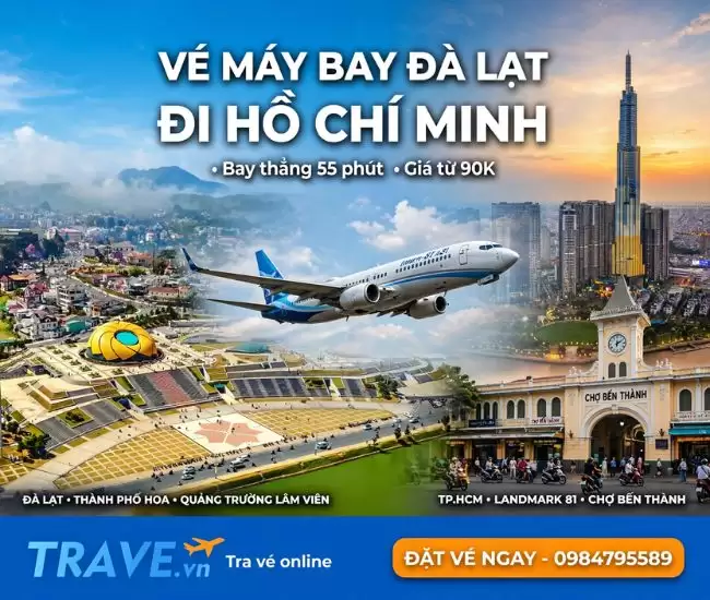 Vé Máy Bay Đà Lạt Đi Hồ Chí Minh