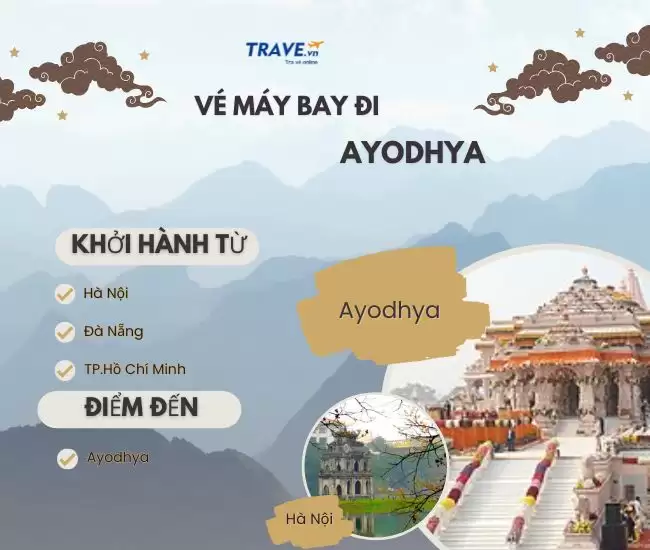 Vé Máy Bay Đi Ayodhya
