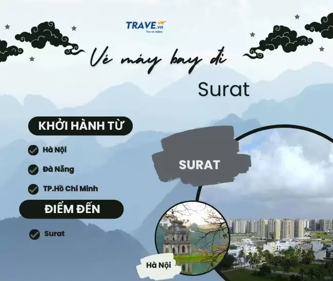 Vé Máy Bay Đi Surat