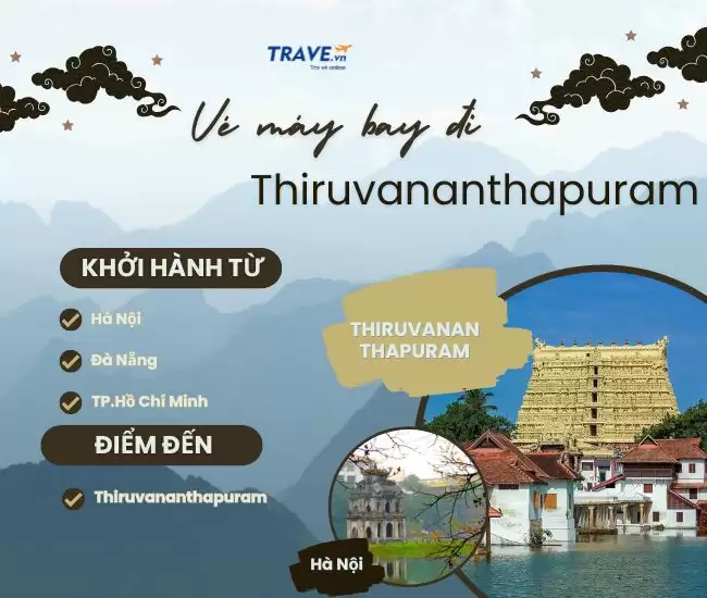 Vé Máy Bay Đi Thiruvananthapuram