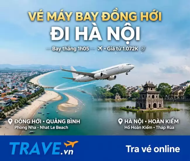 Vé Máy Bay Đồng Hới Đi Hà Nội