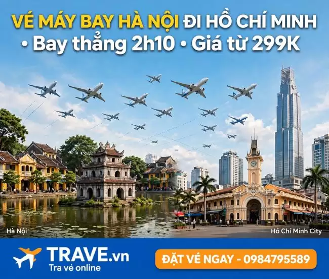 Vé Máy Bay Hà Nội Đi Hồ Chí Minh