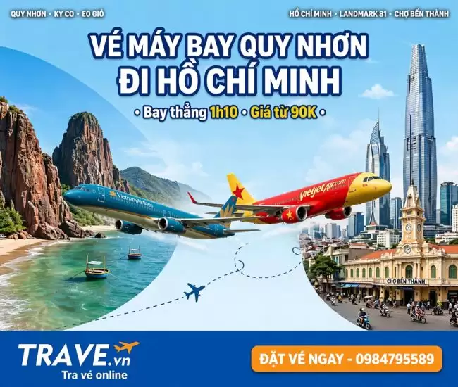 Vé Máy Bay Quy Nhơn Đi Hồ Chí Minh