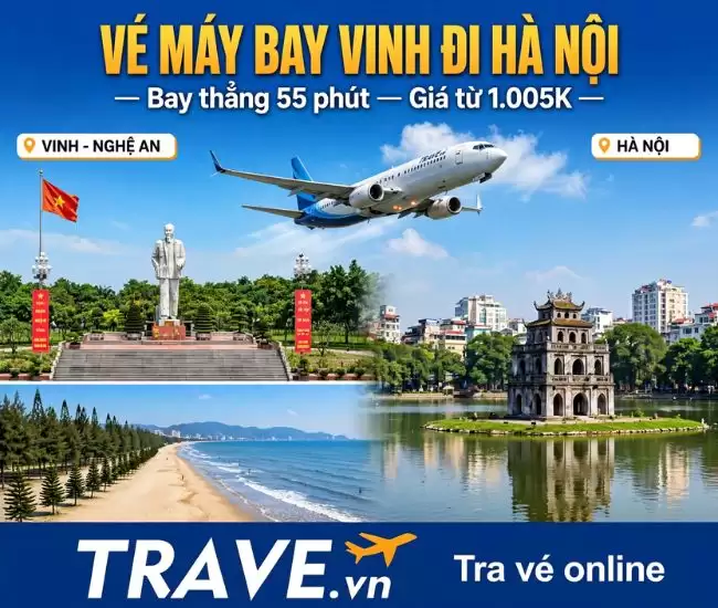 Vé Máy Bay Vinh Đi Hà Nội