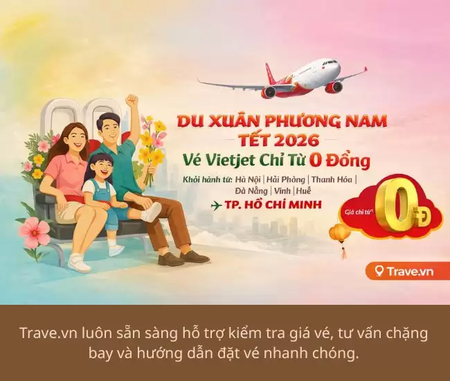 Vietjet Du Xuân Phương Nam Tết 2026