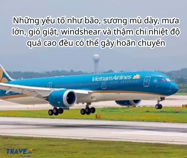 hoãn chuyến bay