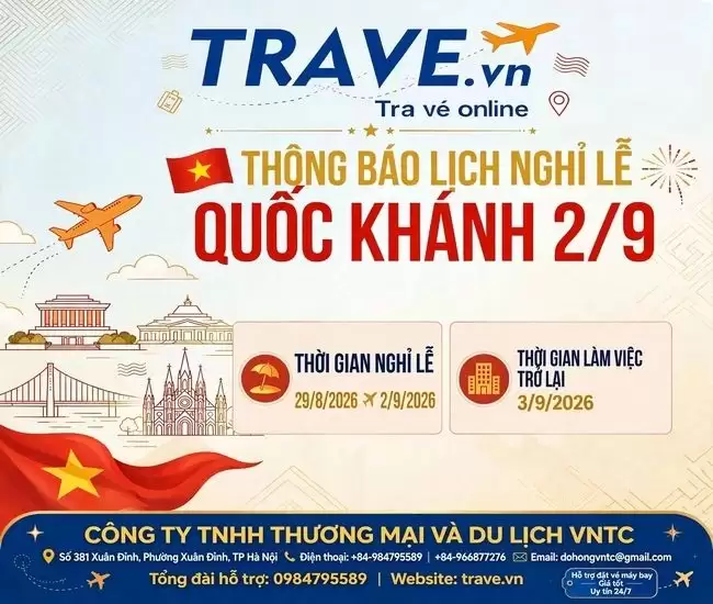 Thông Báo Lịch Nghỉ Lễ Quốc Khánh 2/9/2026 1 nghỉ lễ quốc khánh 292026