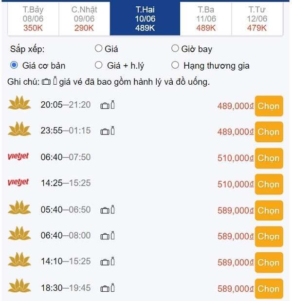 Đừng bỏ lỡ vé bay Tp Hồ Chí Minh – Nha Trang tháng 6 giá chỉ từ 479k/ chiều!