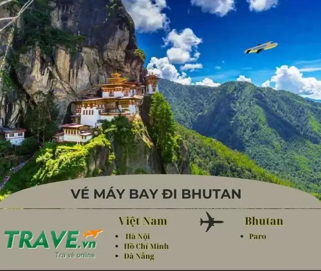 Vé máy bay đi Bhutan