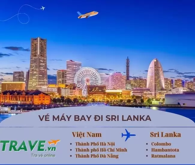 Vé máy bay đi Sri Lanka